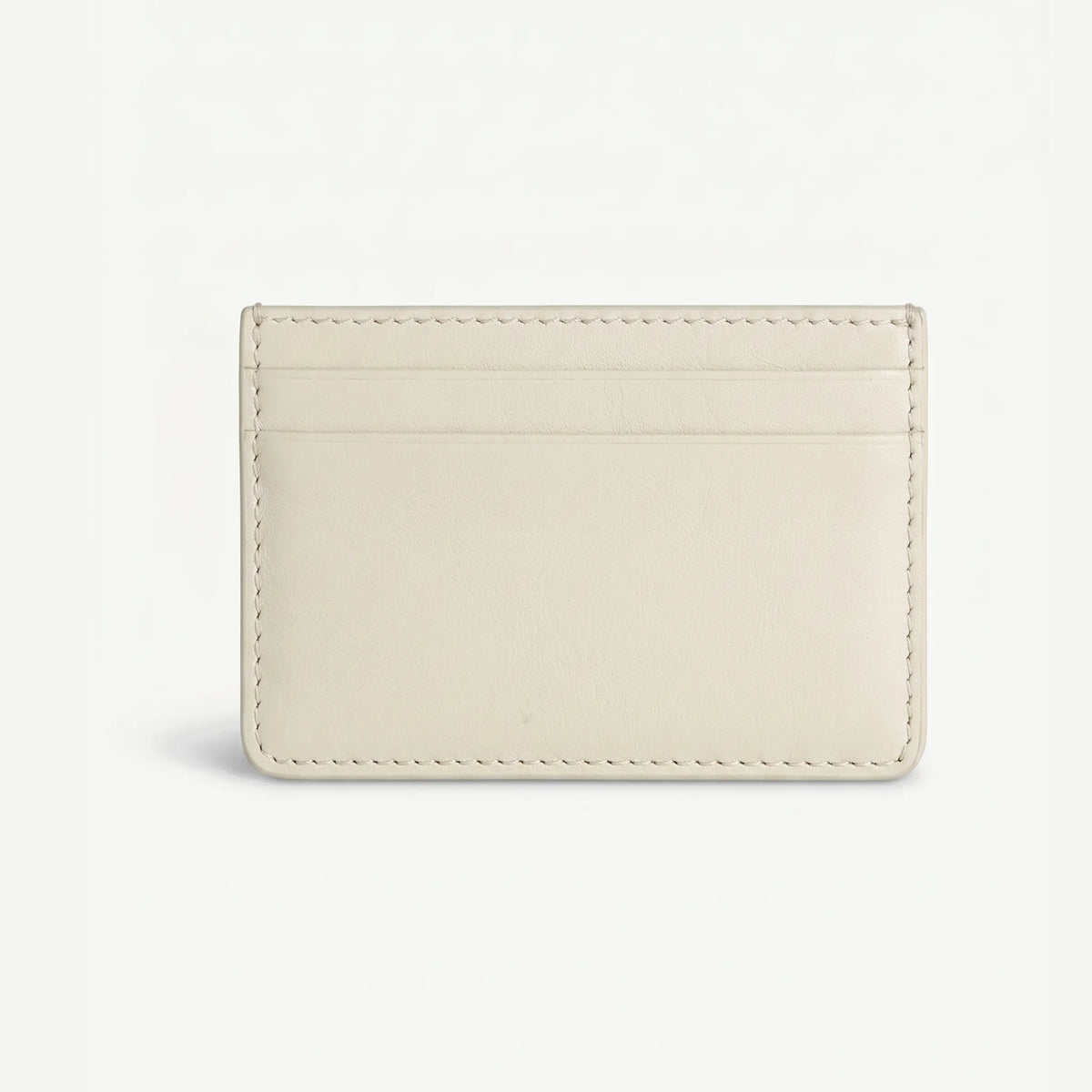 Bone shishi embossed card holder, back