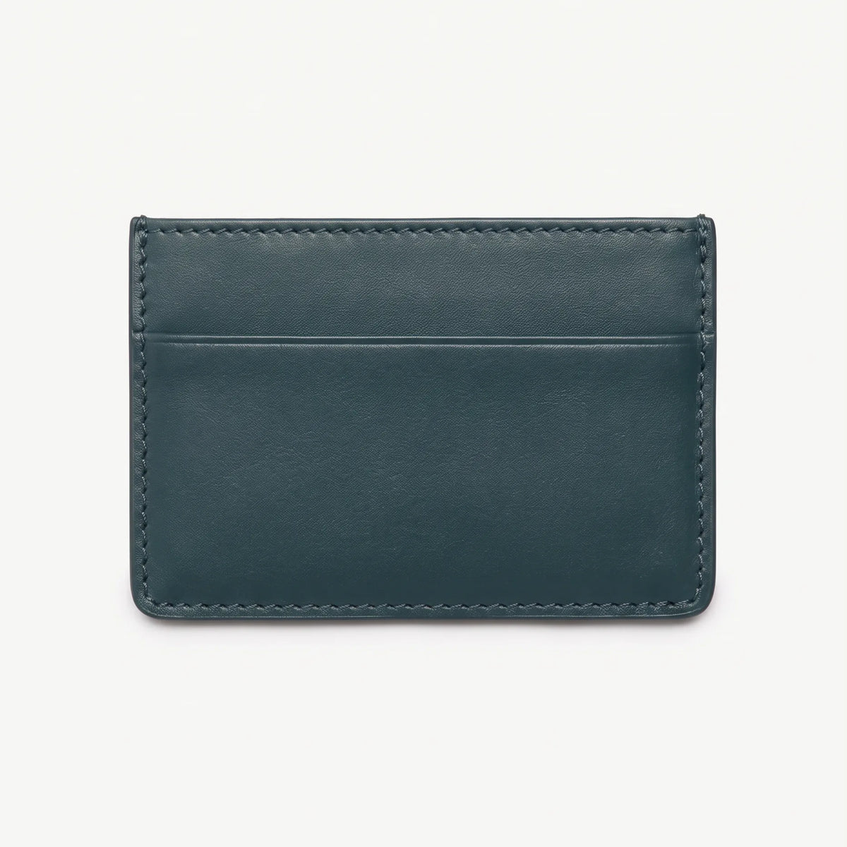 Deep Teal shishi embossed card holder, back