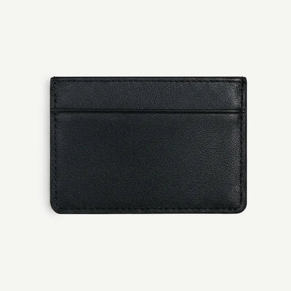 Ink Black shishi embossed card holder, back