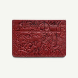 Shishi Card Holder - Oxblood