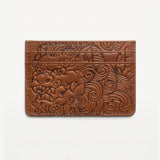 Shishi Card Holder - Saddle Brown