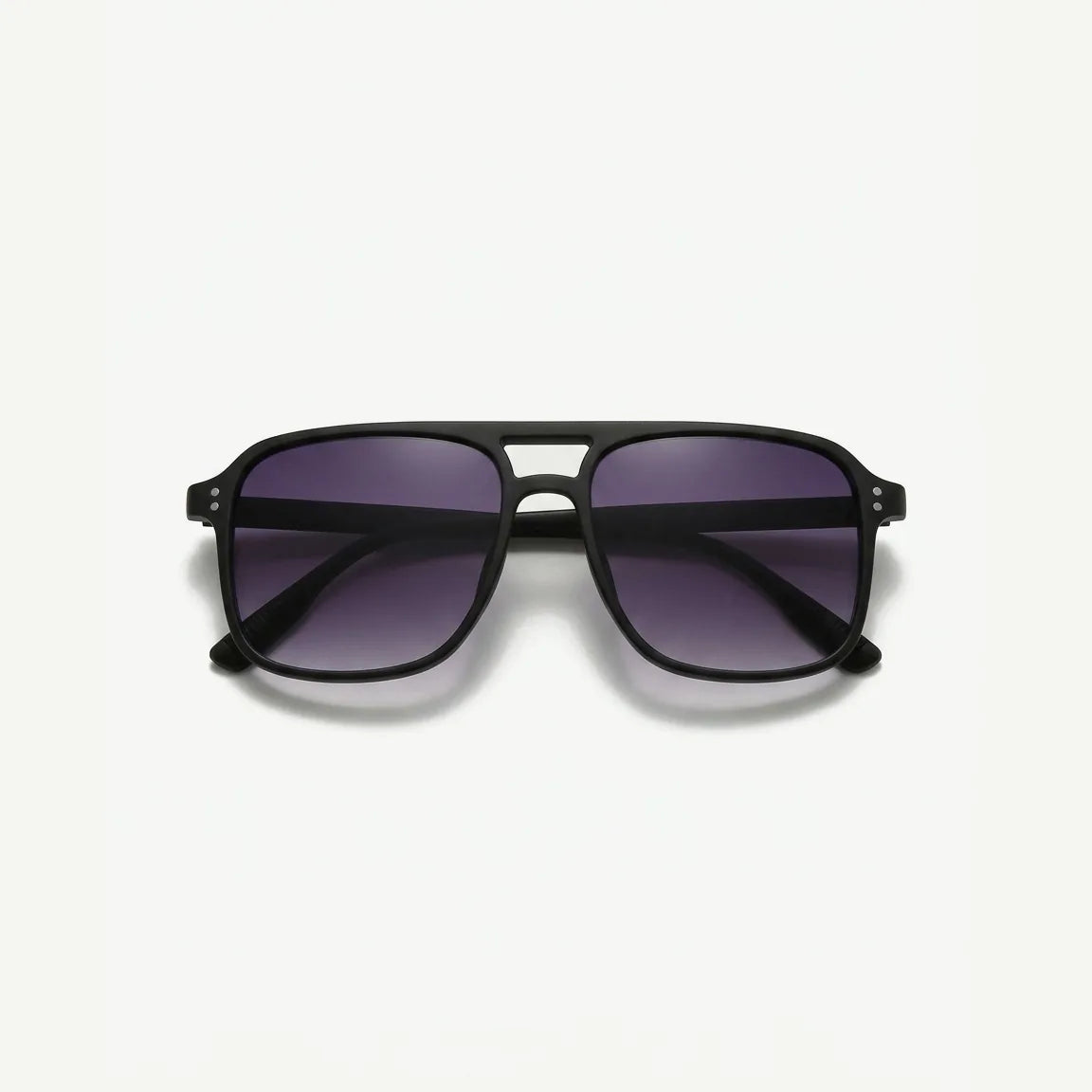 Mesa Aviator sunglasses in Dusk, folded
