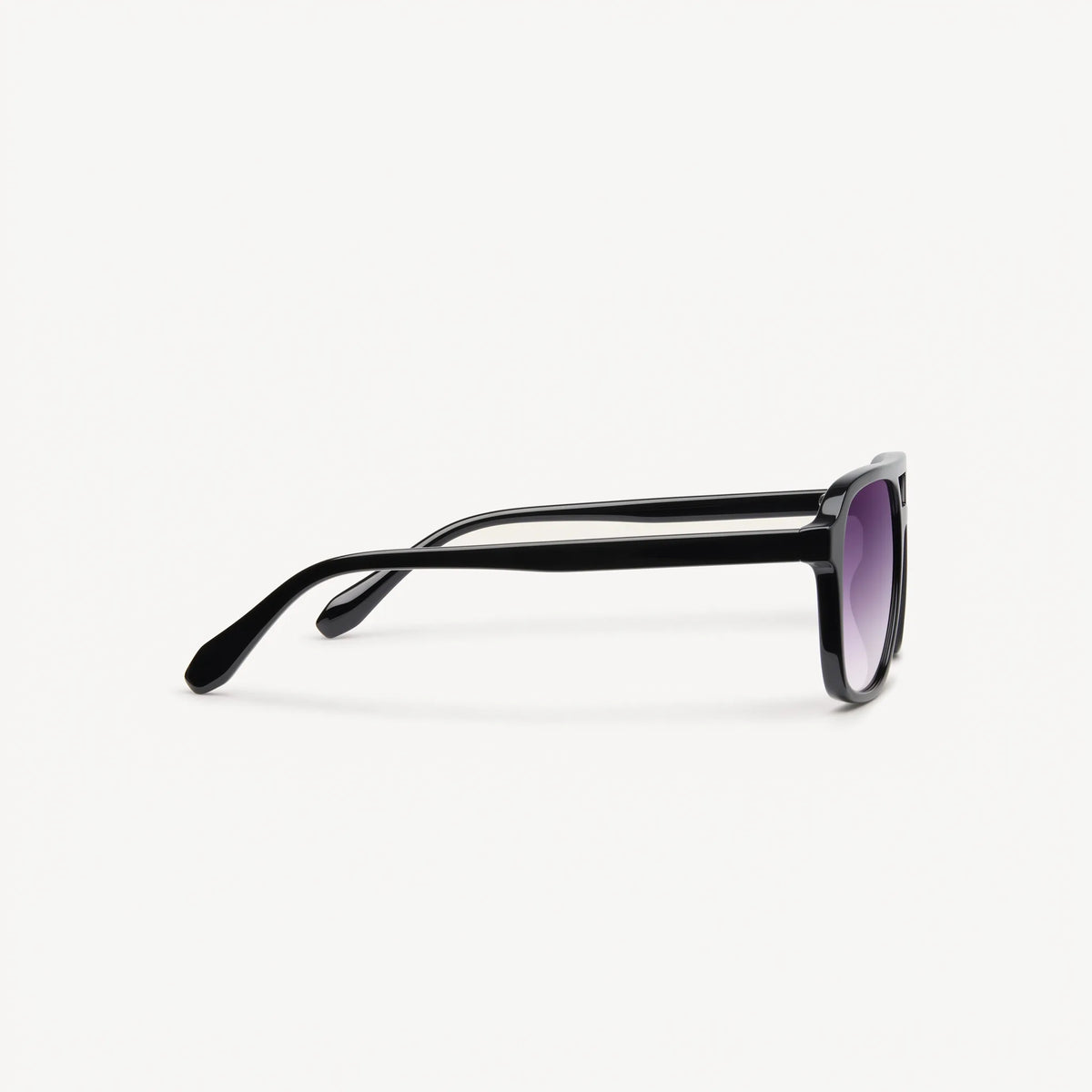 Mesa Aviator sunglasses in Dusk, side view