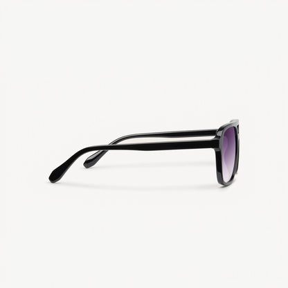 Mesa Aviator sunglasses in Dusk, side view