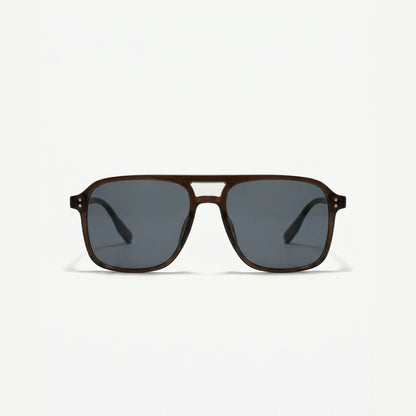 Mesa Aviator sunglasses in Espresso, front view