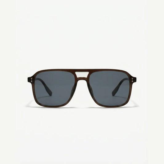 Mesa Aviator sunglasses in Espresso, front view