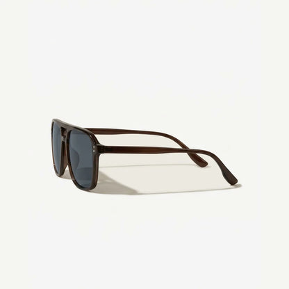 Mesa Aviator sunglasses in Espresso, side view