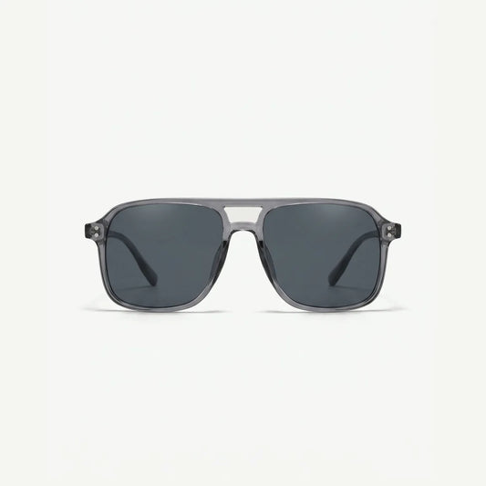 Mesa Aviator sunglasses in Graphite, front view