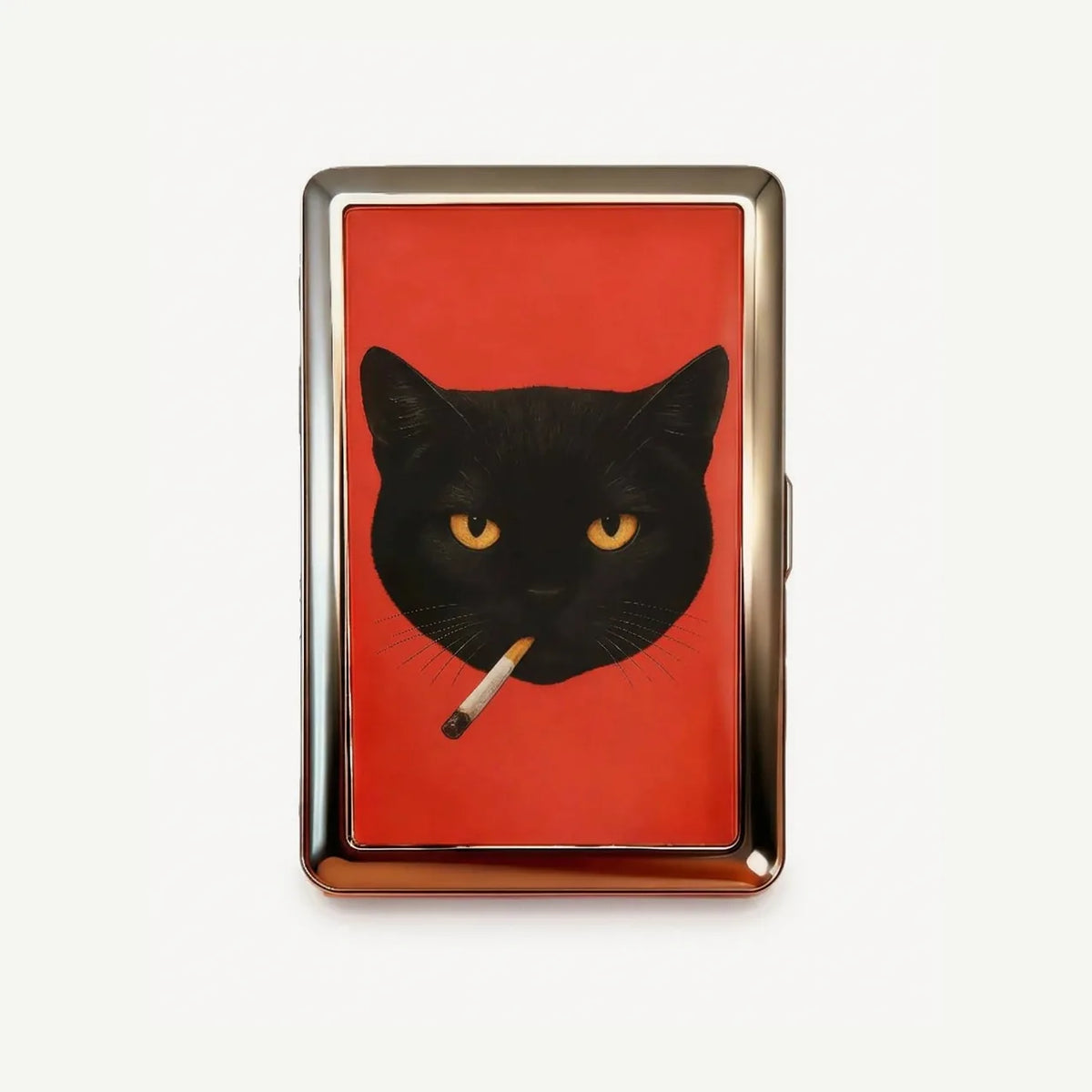 Alley Tom tin card case, front