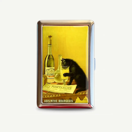 Bistro Familiar tin card case, front