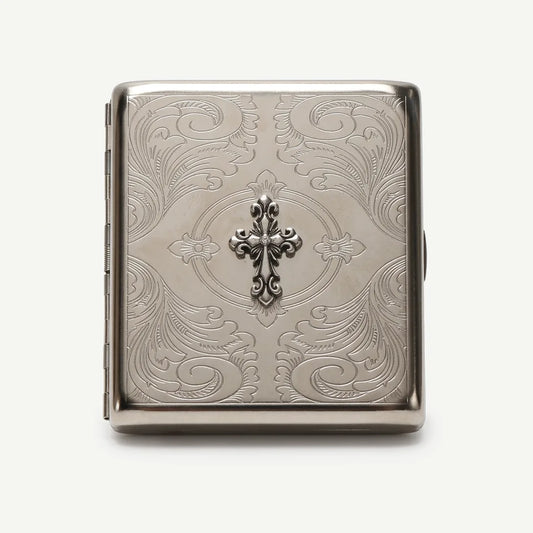 Chapel Cross tin card case, front