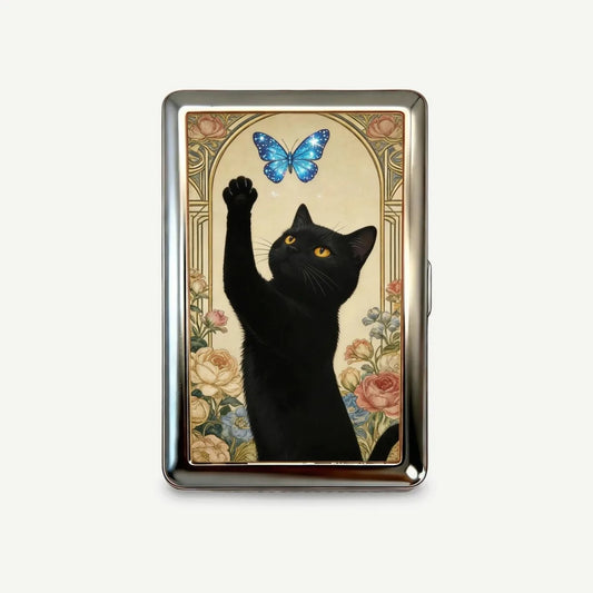 Paw Wing tin card case, front