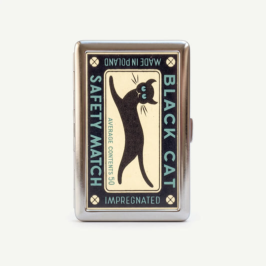 Strike Anywhere tin card case, front