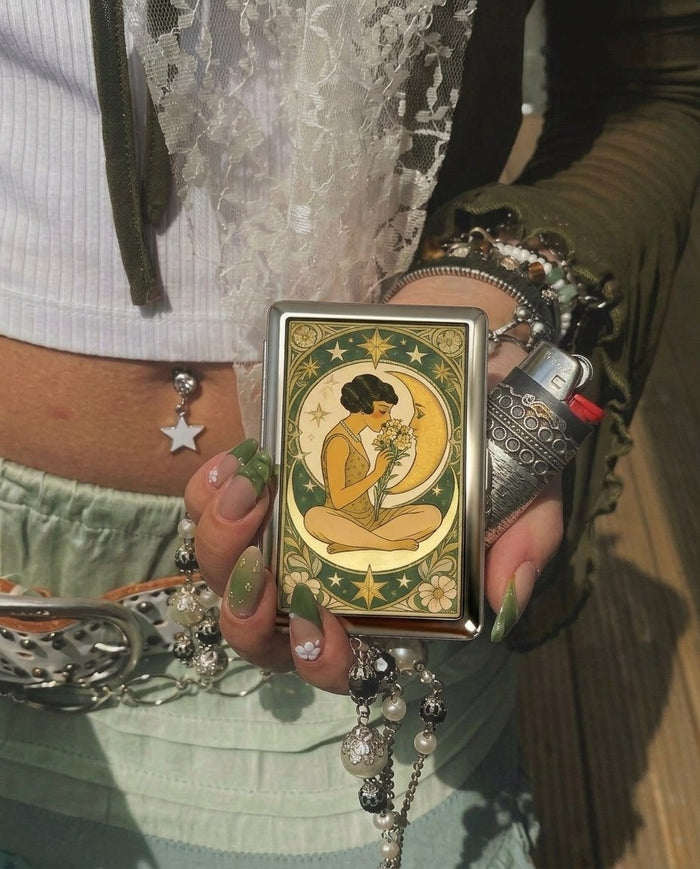 Tin card case in the wild — Starlit Swing