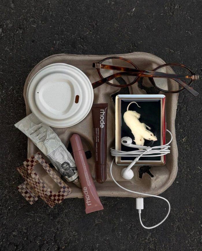 Tin card case in the wild — White Whiskers